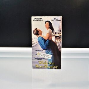 While You Were Sleeping VHS Tape 1995 Movie Sandra Bullock Bill Pullman